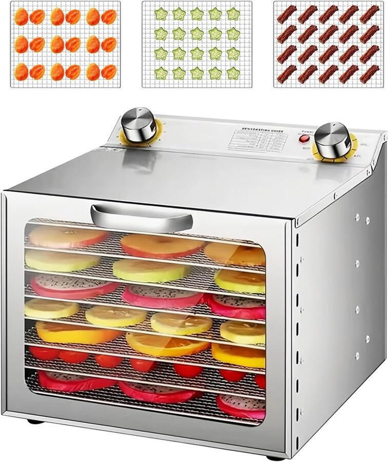 Brandlesss Voedseldroger Droogoven -Wit