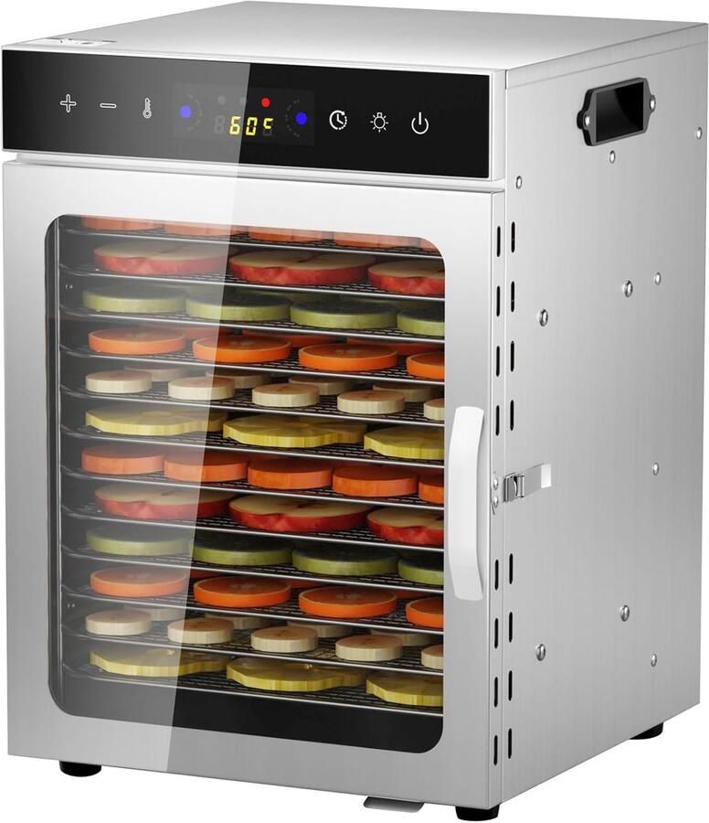 Brandlesss Voedseldroger Droogoven Zilver