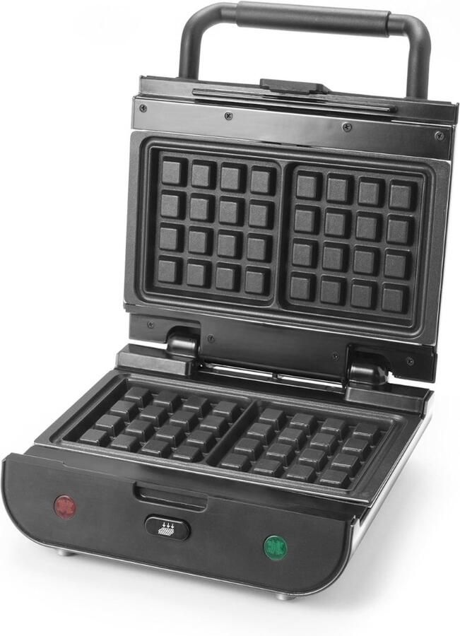 Brandlesss Wafelijzer met Verwisselbare Platen Contact Grill Tosti Apparaat