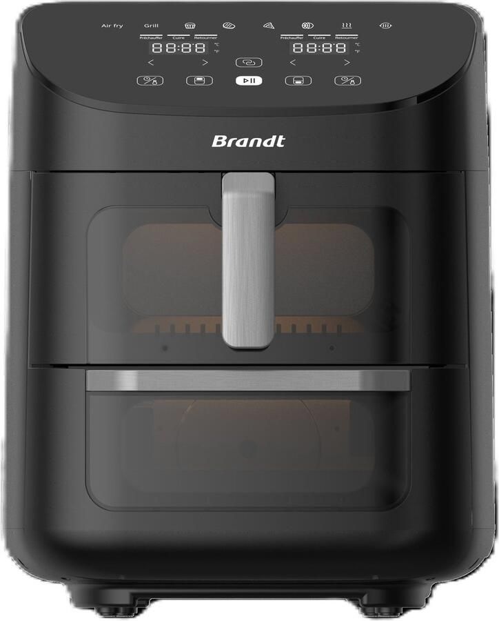 Brandt Verticale Airfryer FRIAF2V 11L Capaciteit 8 Kookprogramma's 1850W