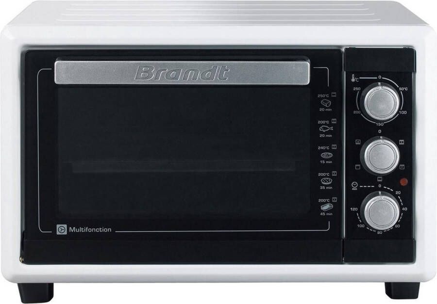 Brandt FC160MW grill-oven 16 l Zwart Wit 1200 W
