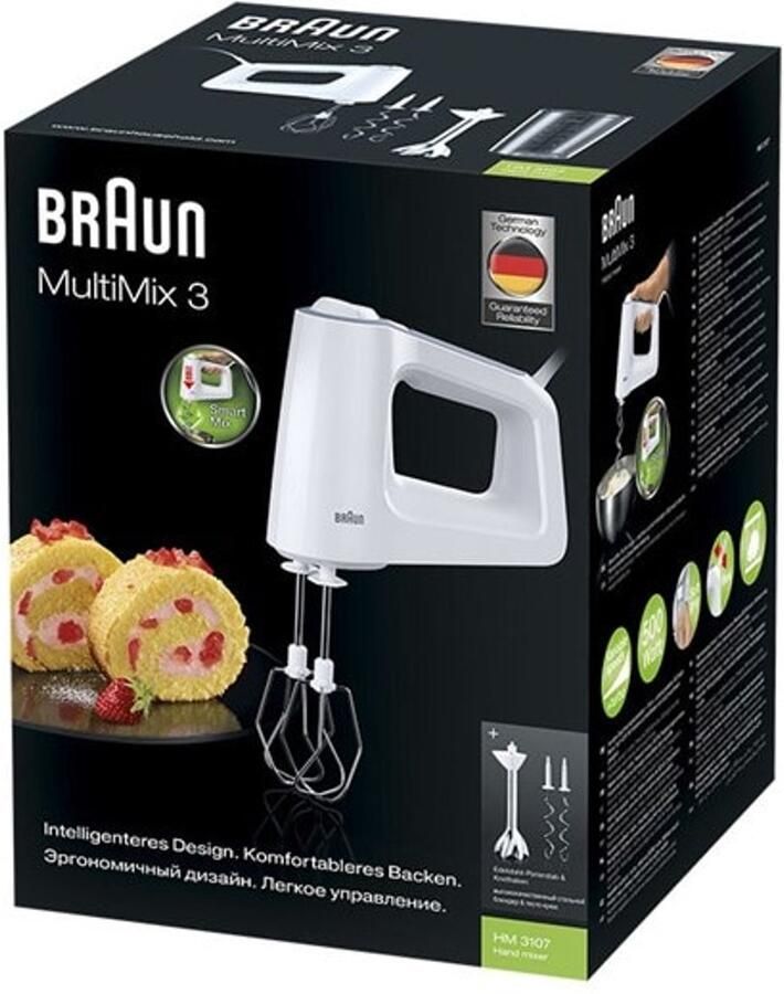 Braun MultiMix 3 HM3100H | Mixers | Keuken&Koken Keukenapparaten | HM3107WH - Foto 4
