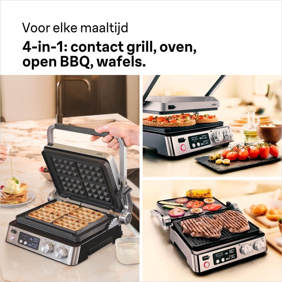 Braun MultiGrill 7 CG7044 | Grillapparaten | Keuken&Koken Keukenapparaten | 8021098002457 - Foto 1