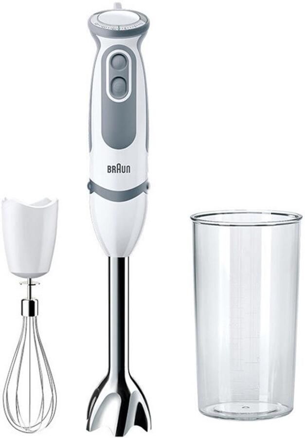 Braun MultiQuick 5 MQ 5205WH 0 6 l Staafmixer 1000 W Grijs Wit