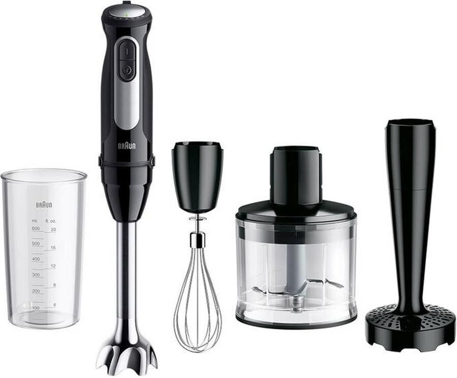 Braun MultiQuick 5 Pro 0 6 l Staafmixer 1000 W Zwart Zilver