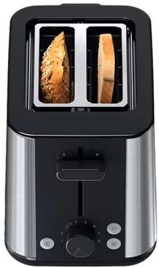 Braun PurShine Broodrooster 8 Bruiningsniveaus – Toastmeester High-Lift Systeem Broodjeswarmer Ontdooien & Opwarmen Zwart Smart Roaster Toaster - Foto 3