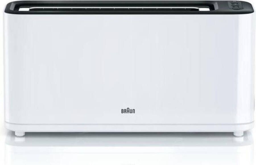 Braun Broodrooster HT3100WH 1000W Wit Zwart Ziverachtig
