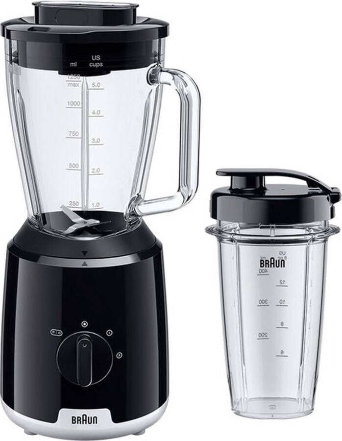 Braun JB1051 Blender voor op aanrecht 1 25 l Pulse function IJs-crusher 0 9 m 600 W