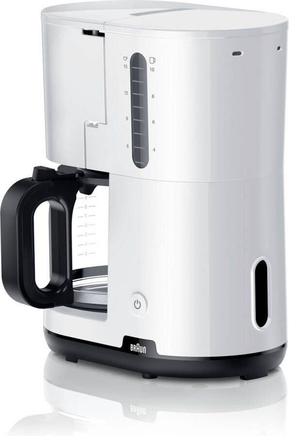 Braun KF 1100 WH TBC Wit Ontbijt1 Koffiezetapparaat