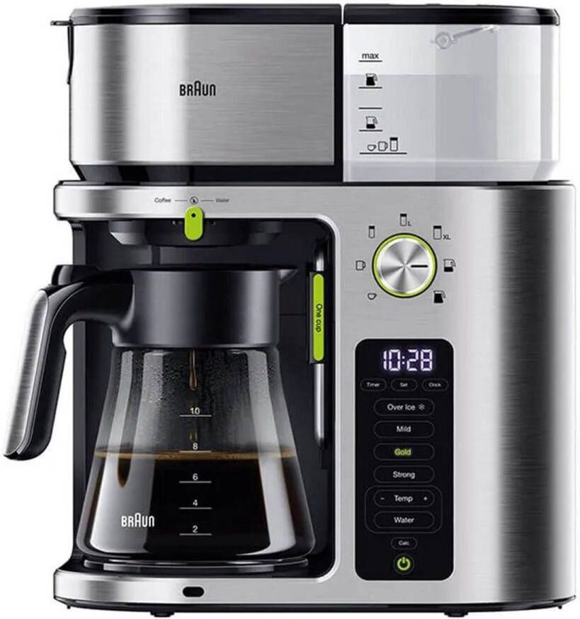 Braun KF9170SI MultiServe Koffiezetapparaat Zilver