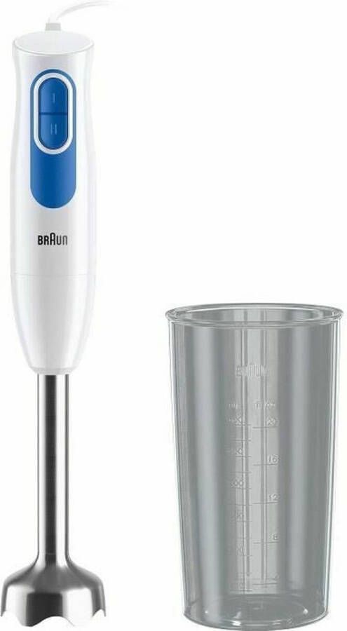 Braun Staafmixer MultiQuick 2 MQ 20.001 M 600 W 2 snelheden roestvrij staal Licht staafmixer mixer accessoires vaatwasmachinebestendig babyvoeding