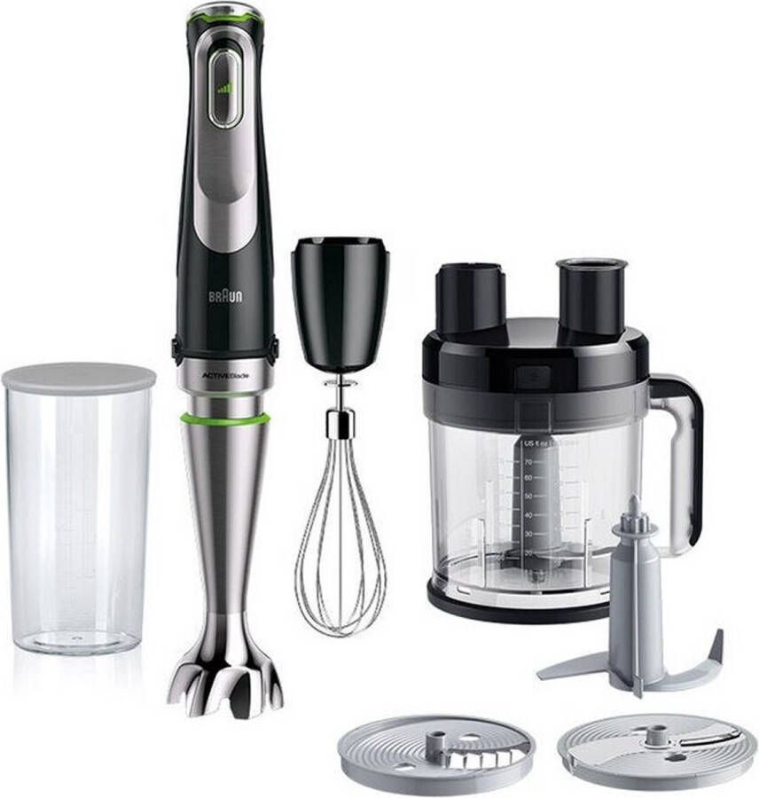 Braun MQ9175XL MultiQuick 9 Staafmixer Zwart RVS