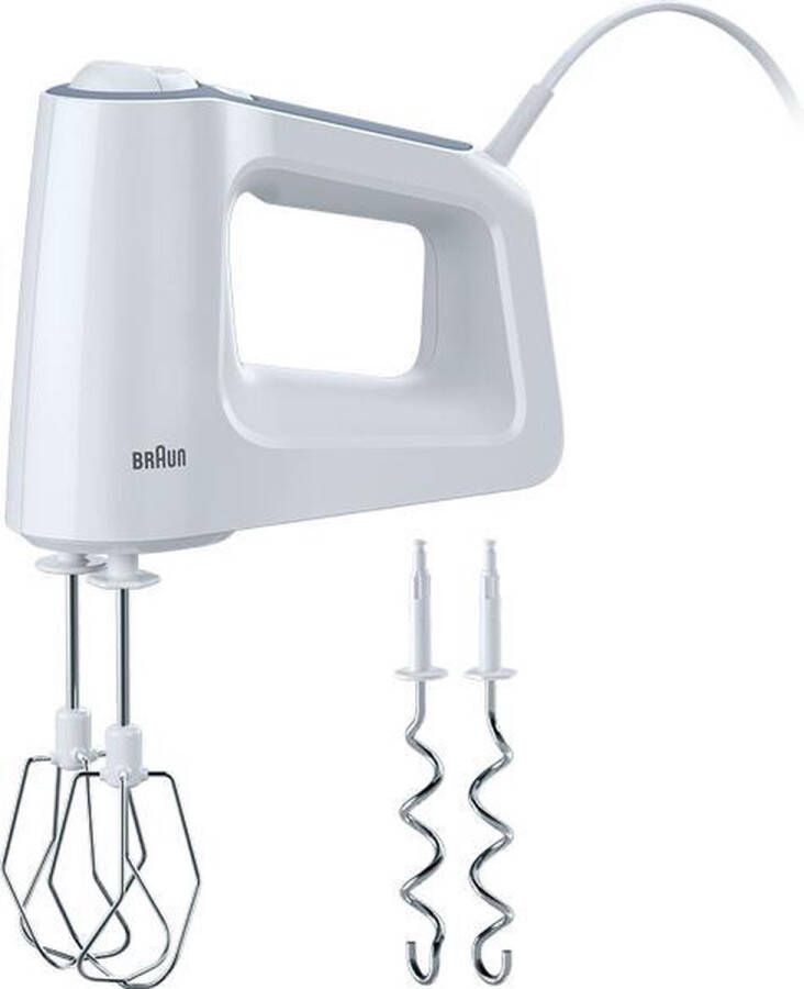 Braun MultiMix 3 Hand Mixer HM 3100 WH | wit met grijs Handmixer