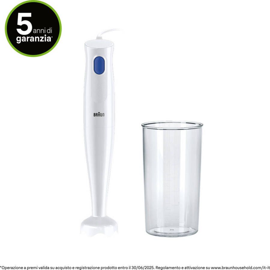 Braun MultiQuick 1 MQ 10.001P WH 0 6 l Staafmixer 450 W Blauw Wit