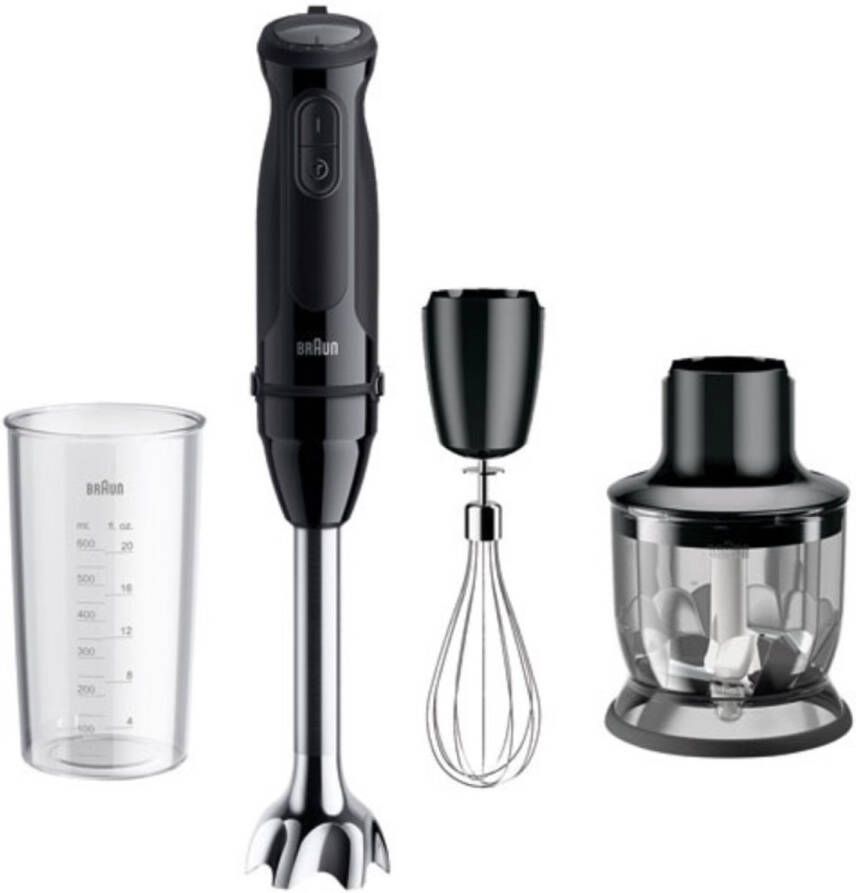 Braun MultiQuick 5 MQ 50202 M 0 6 l Staafmixer 1000 W Zwart