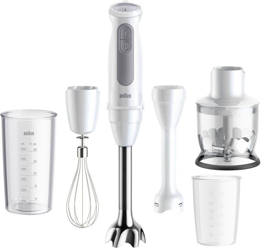 Braun MultiQuick 5 MQ50.220M Staafmixer Geschikt voor babyhapjes Wit