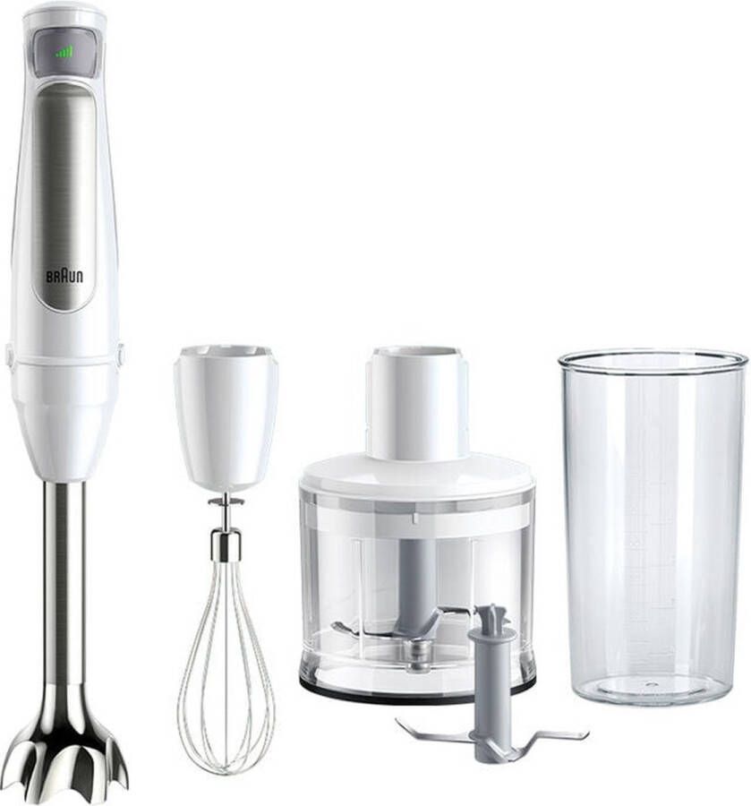 Braun MultiQuick 7 MQ7035IWH 0 6 l Staafmixer 1000 W Roestvrijstaal Wit - Foto 1