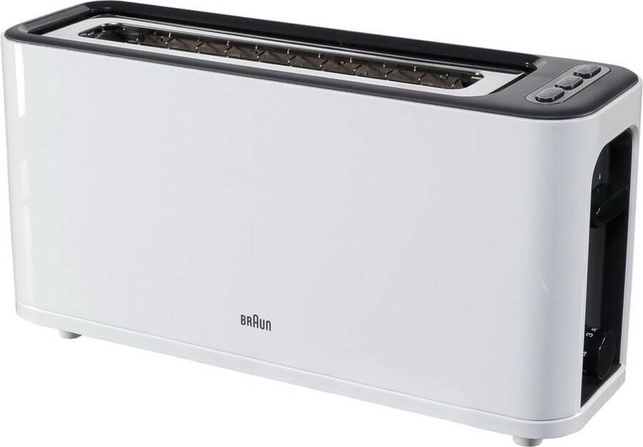 Braun Toaster PurEase HT 3110 WH 2 lange sleuven 7 standen ontdooi- en opwarmfunctie - Foto 2