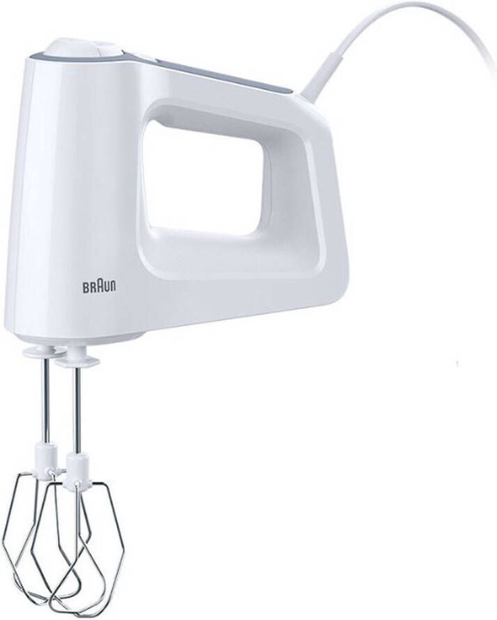 Braun Handmixer MultiMix 3 HM 3135 WH 500W 5 Geschwindigkeiten + Turbo Pürierstab 5 niveaus - Foto 2
