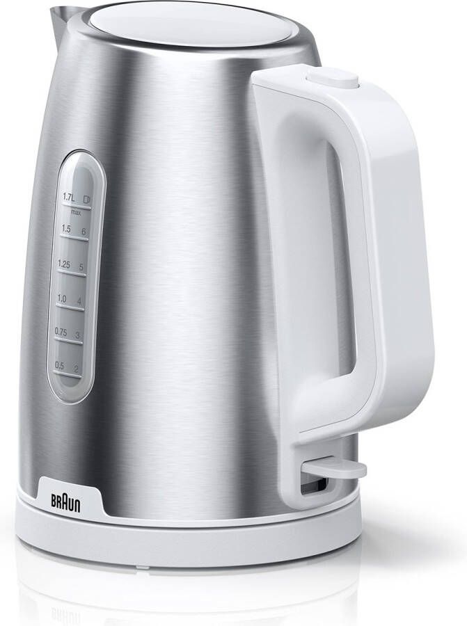 Braun WK 1500 waterkoker 1 7 l 2200 W Roestvrijstaal Wit