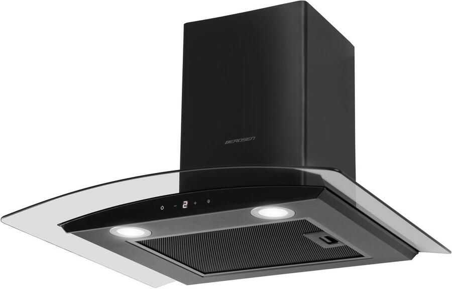 Bredsen Afzuigkap 60 cm Zwart Berdsen BT-216