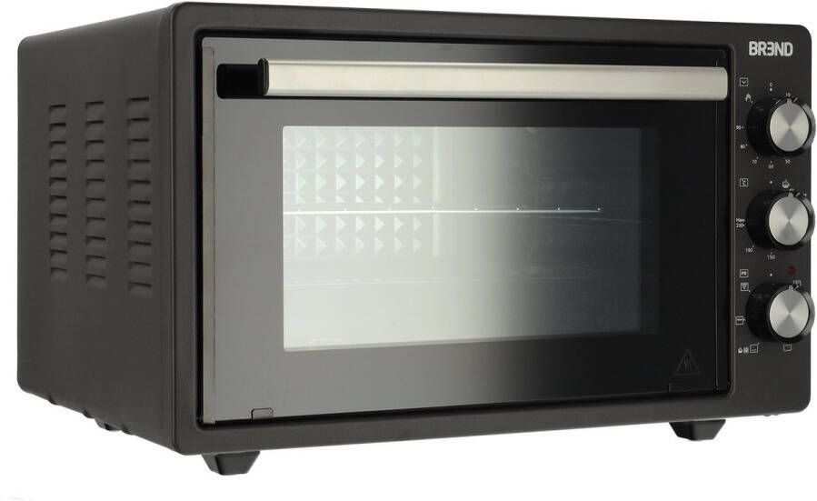 BREND BR-2210 Vrijstaande elektrische oven 37 Liter Mini oven 1500W met zelfreinigingsfunctie 90 min. Timer Incl. accessoires tot 240 graden Zwart - Foto 2