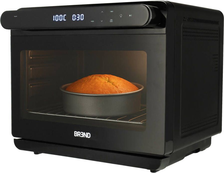 BREND BR-2234 Vrijstaande XXL Airfryer Stoomoven Combi Digitaal Display met Touch Zelfreinigend – Timer – Draaispit Met Accessoires 24 Liter