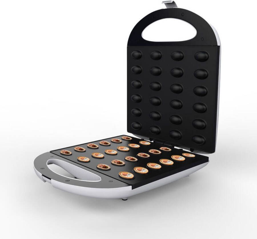 Brock Electronics Brock Elektrische Notenkoekjes Maker 1400W – Oreshki Oreshnitsa Walnoot Koekjesmachine – Voor 24 Halve Schelpen – Antiaanbak & Cool Touch