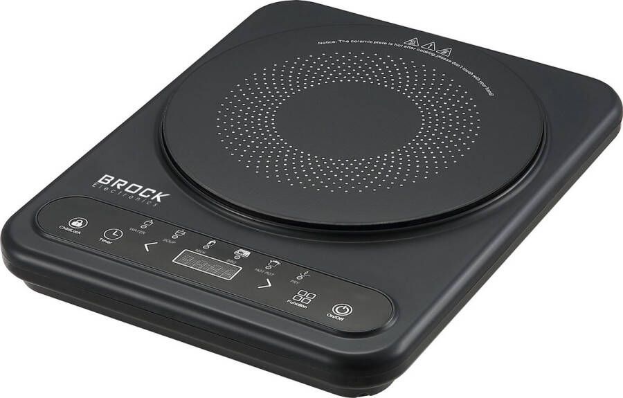 Brock Electronics Inductiekookplaat HP 2007 (2000W Ø 25 cm)