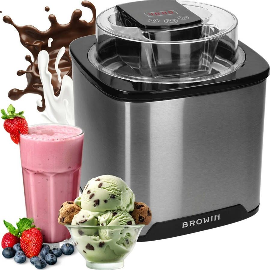 Browin IJs en sorbetmachine ijsmaker ijsmachine