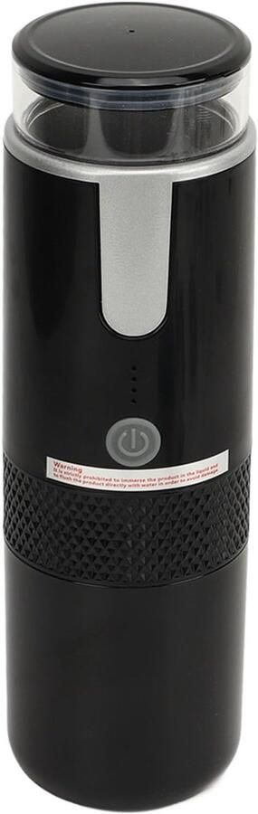 Brrnoo Allecto Espresso Machine Mini Handheld Compacte Koffiemaker Zwart Voor Reizen en Camping Gemakkelijk Mee Te Nemen Geschikt Voor Outdo