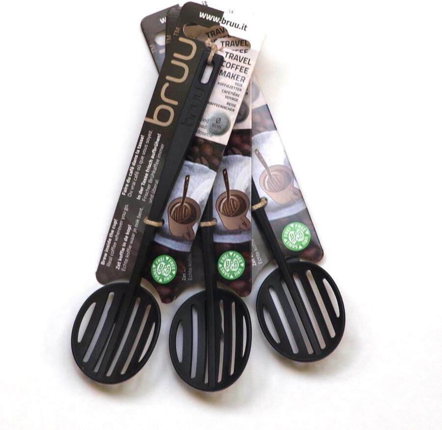 Bruu™ pad koffiezetter voor camping boot of camper zet makkelijk schoon en zonder stroom een lekkere kop koffie! 2 + 1 gratis value pack