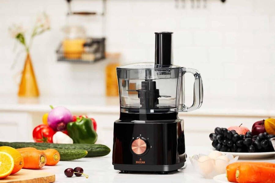 Buccan – Keukenmachine – 8in1 multifunctionele keukenmachine – Rose goud - Foto 2