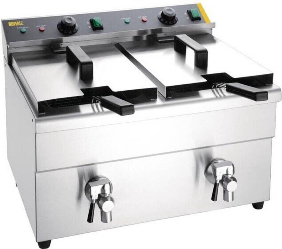 Buffalo Dubbele Inductiefriteuse 2x 3000w CT012 Horeca & Professioneel Horeca & Professioneel - Foto 2