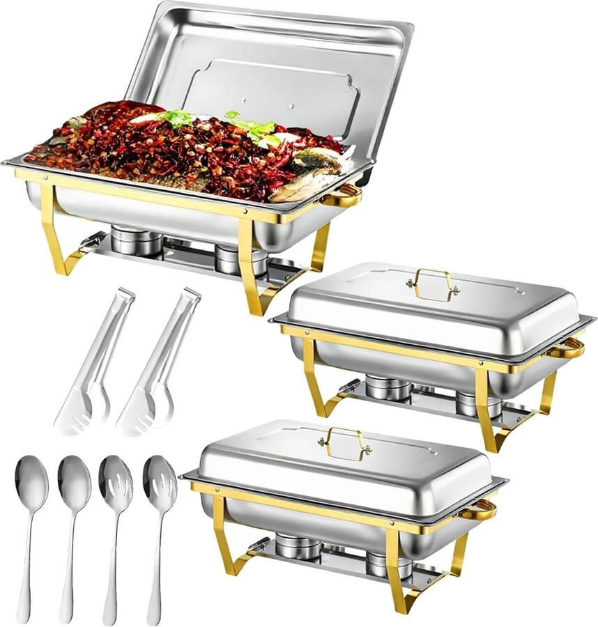 Buffetwarmer 2 stuks 9L RVS