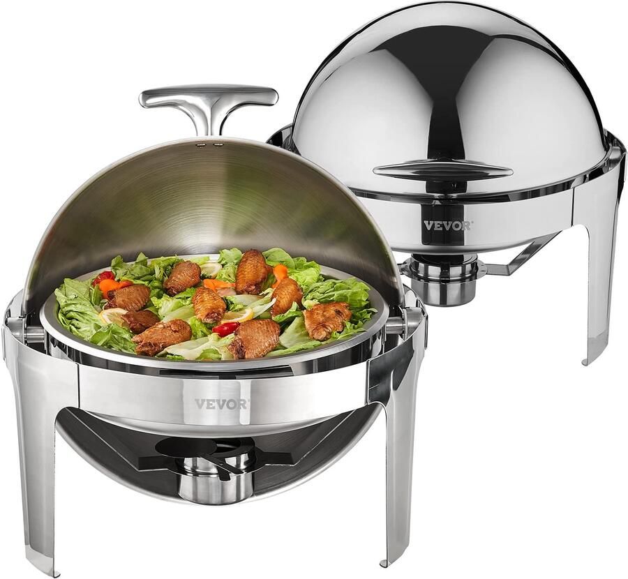 Buffetwarmer RVS 6 Qt 2 Stuks