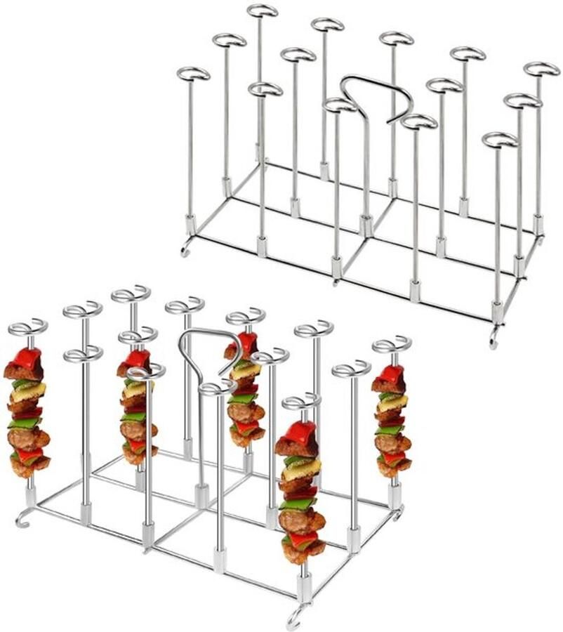 VT Goods Kabob Holder Air Fryer Skewers Rack Grillaccessoires