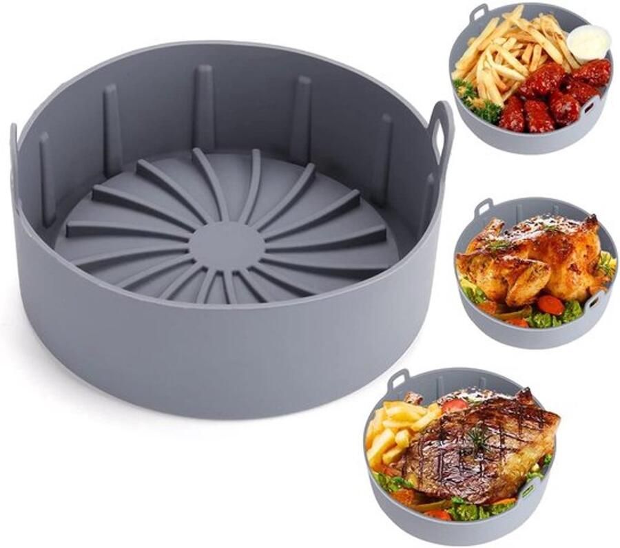 Allecto Herbruikbare Siliconen Kom Airfryer Liner Non Stick