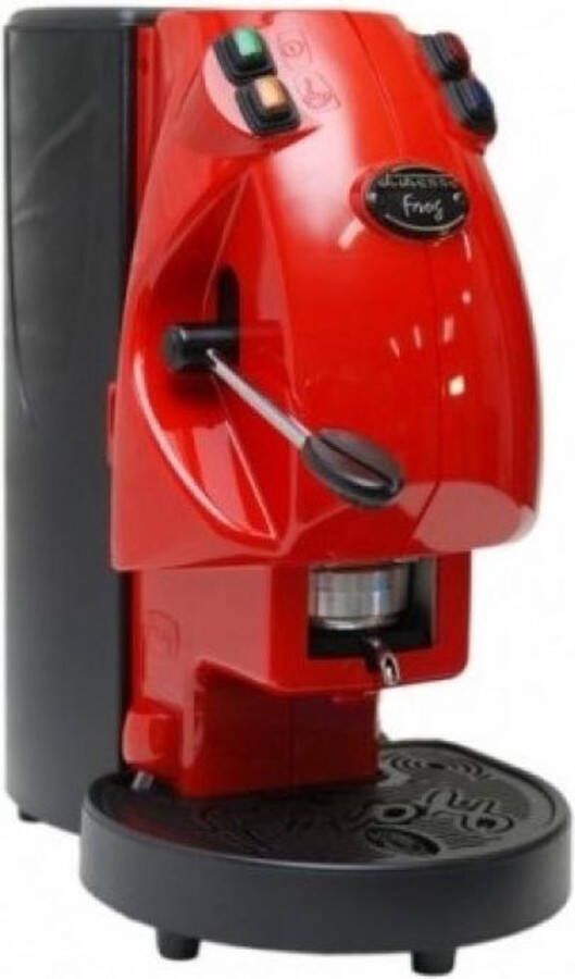 Caffe Borbone Frog Vrijstaand Half automatisch Koffiepadmachine 2l 1kopjes Zwart Rood