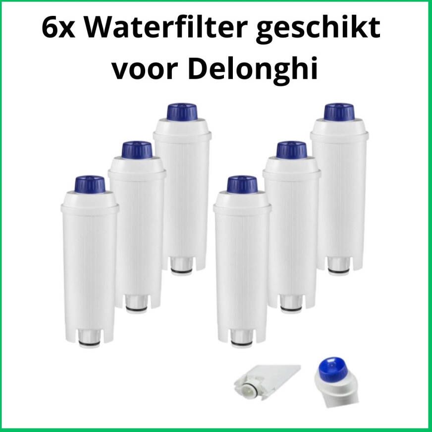 Caffè Duo 6 Ecam Waterfilters voor uw Delonghi koffiemachine DLSC002