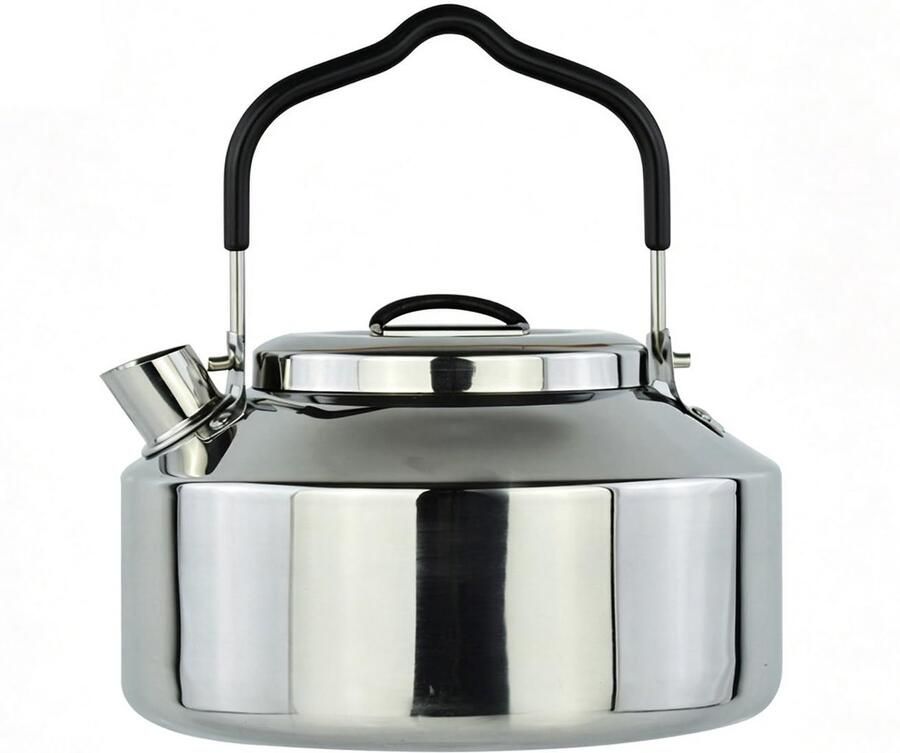 Camping Waterkoker Set van Roestvrij Staal met Accessoires
