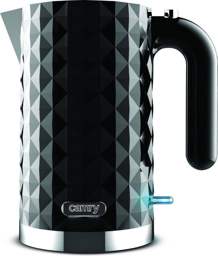 Camry CR 1269b Waterkoker 1.7 liter zwart trendy