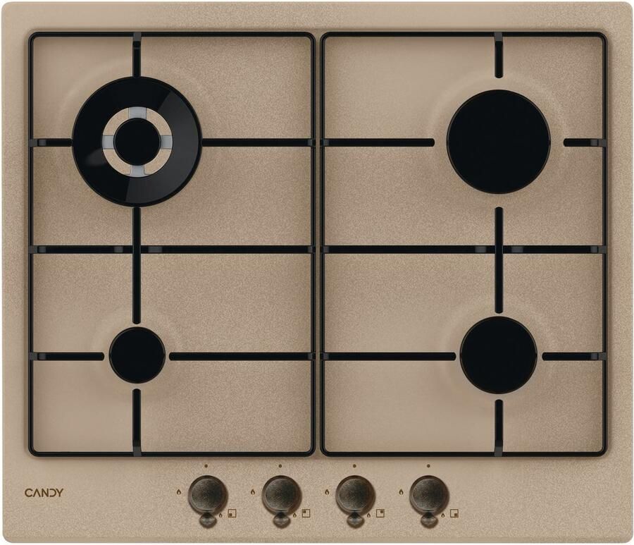 Candy Classic CHW6BRAV4WGT Haver Ingebouwd 60 cm Gaskookplaat 4 zone(s)