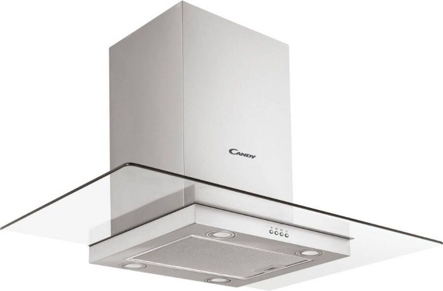 Candy Décor CVMI900X Afzuigkap Muurmontage of Eilandschouw 90 cm RVS 420 620 m³ uur C - Foto 2