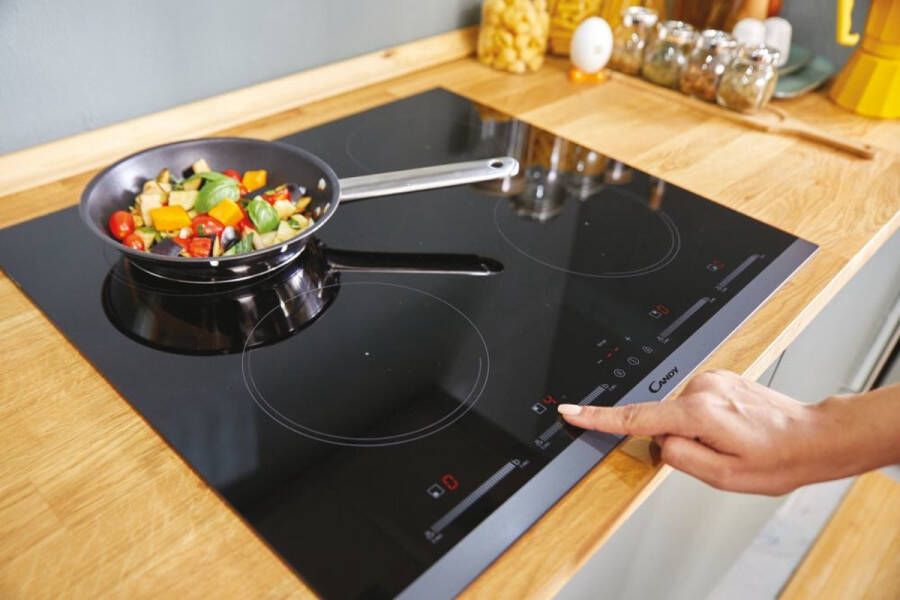Candy ESSENZA CIES642MCTT Zwart Ingebouwd 59 cm Inductiekookplaat zones 4 zone(s) - Foto 2