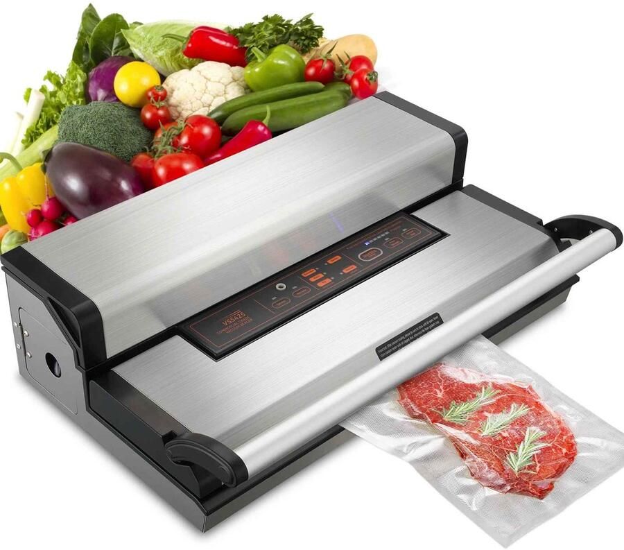 Casa Living Vacuüm Sealer Machine Automatisch Voedsel Sealen 95kPa Kracht Dubbele Pomp Inclusief Zakrol Tegen Verspilling