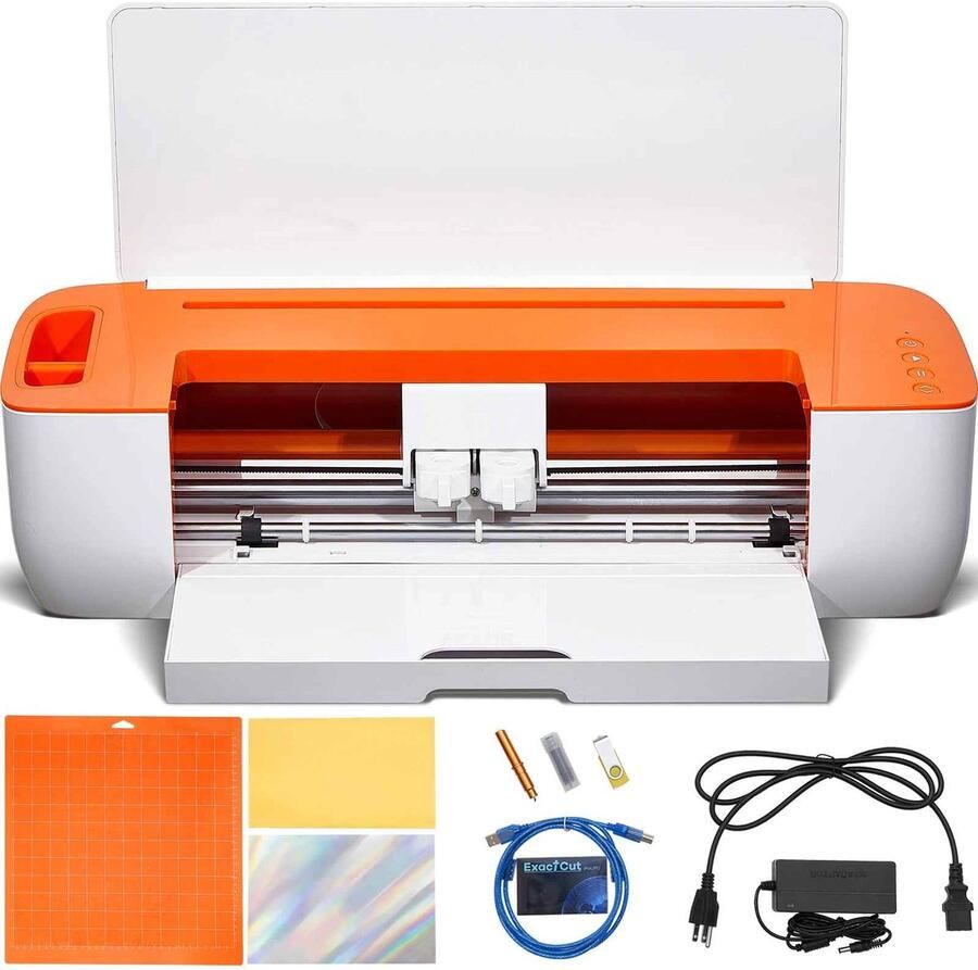 Casa Living Vinyl Snijmachine Snijplotter 305 mm Bluetooth & USB Connectiviteit Inclusief Software & Accessoires Wit