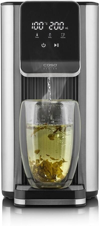 Caso HW 630 Heetwaterdispenser Heetwatertap 40-100°C 100-400 ml Instant Waterkoker 2.5L