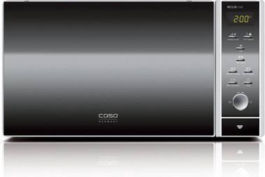Caso Design CASO MCG 30 Chef – Multifunctionele Magnetron met Grill en Hetelucht – 30 Liter – 900W Magnetron – 1250W Grill – 2200W Hetelucht