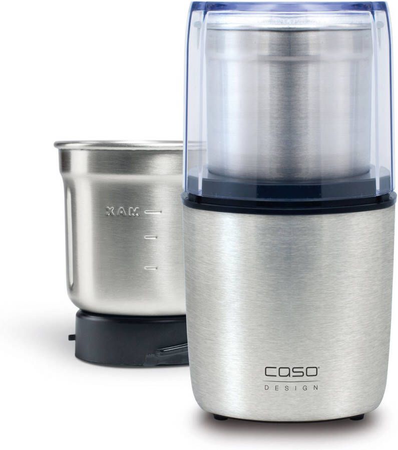 Caso Design CASO Coffee & Kitchen Flavour 1831 Elektrische koffiemolen en multifunctionele hakmolen 200W 2 RVS bakjes met messen